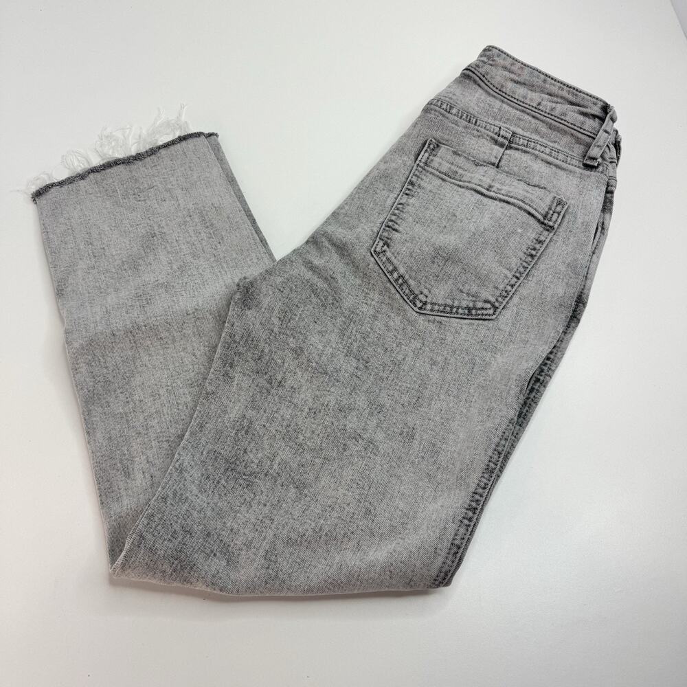 Women’s Free People We The Free High Waist Straight Leg Jeans Size 27 Crvy Grey